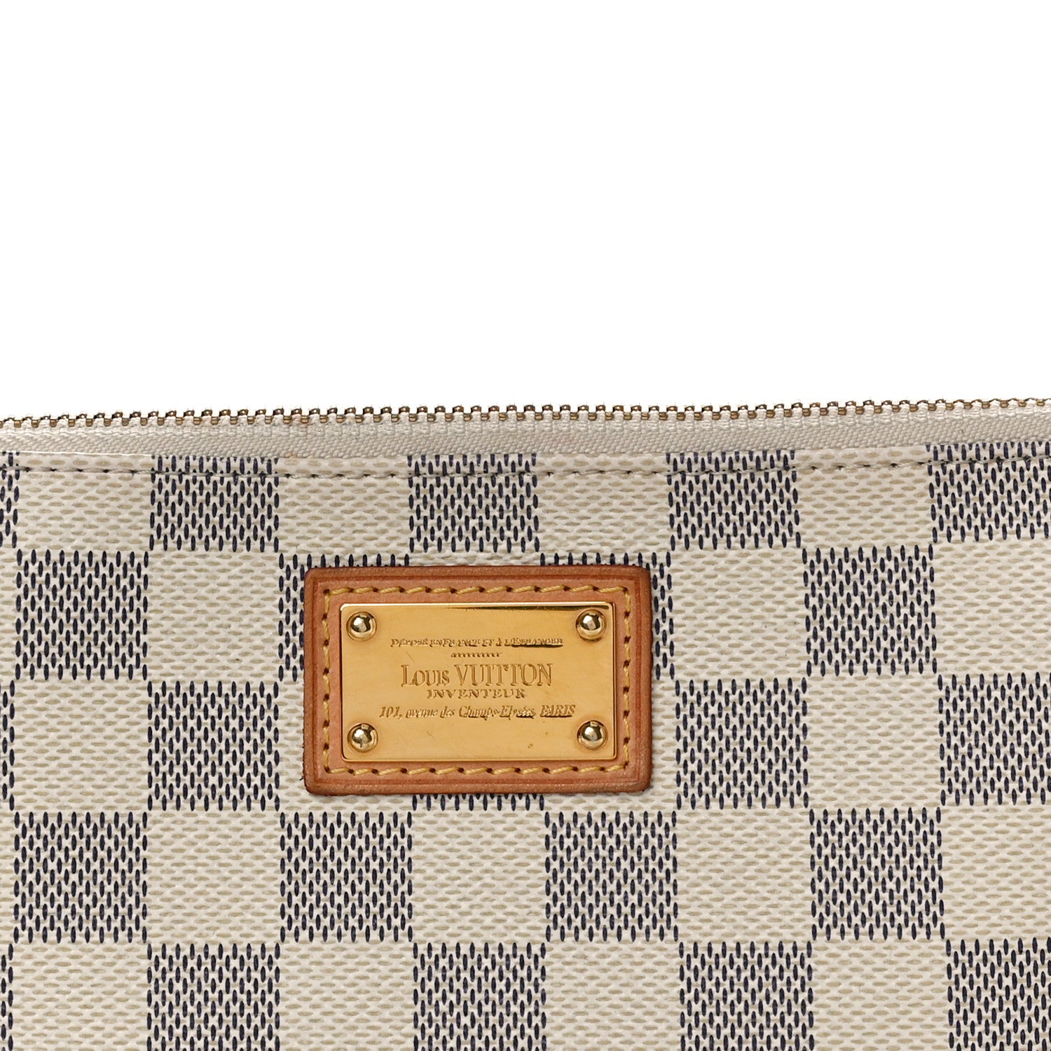 Louis Vuitton Damier Azur Pochette Milla MM 8 of 12