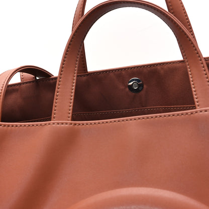 Telfar Vegan Leather Large Shopping Bag Tan 12 of 14
