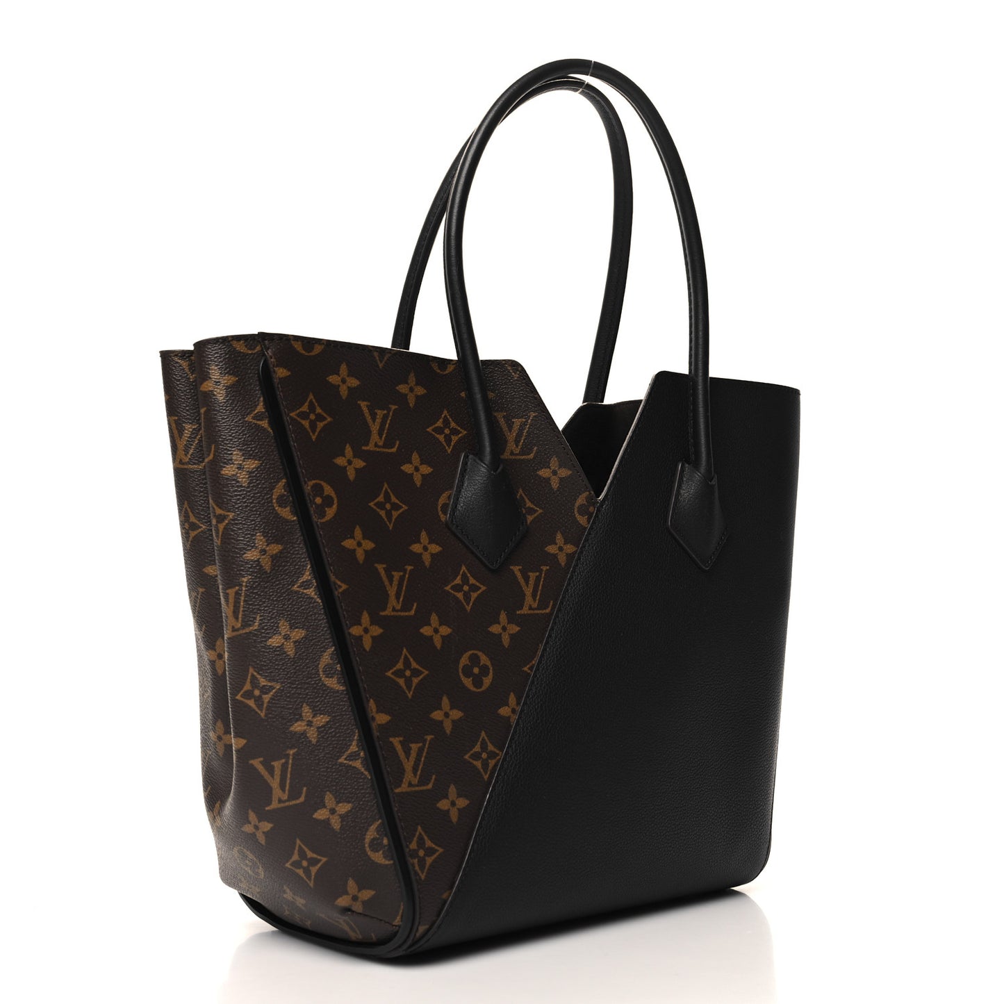 Calfskin Monogram Kimono Tote Black