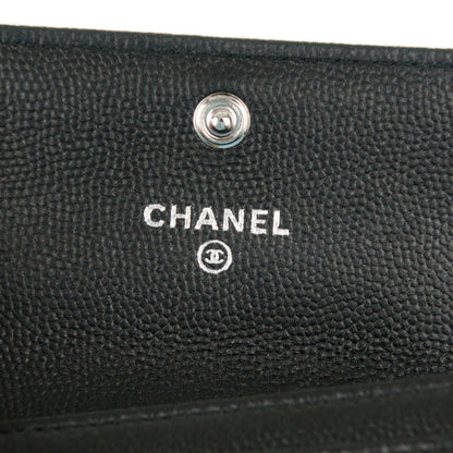Chanel Caviar Quilted Boy Flap Card Holder So Black 6 of 8