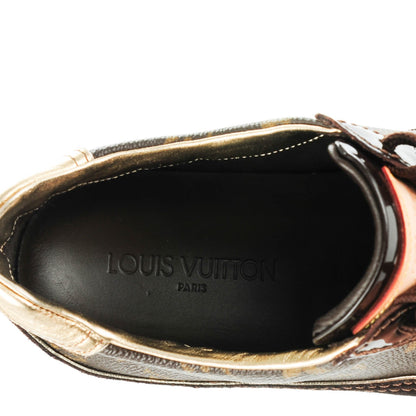 Louis Vuitton Patent Monogram Globe Trotter Sneakers 39.5 6 of 8