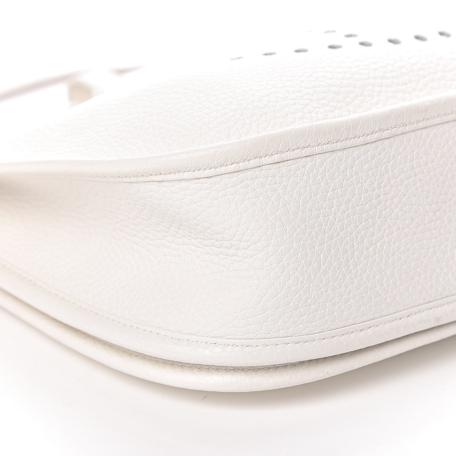 Hermes Taurillon Clemence Evelyne III PM White 9 of 11