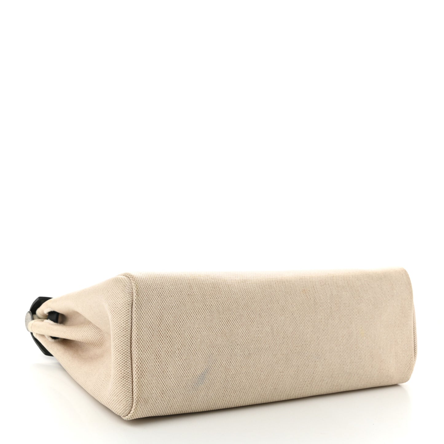 Toile Vache Calfskin Herbag 30 PM Natural Black