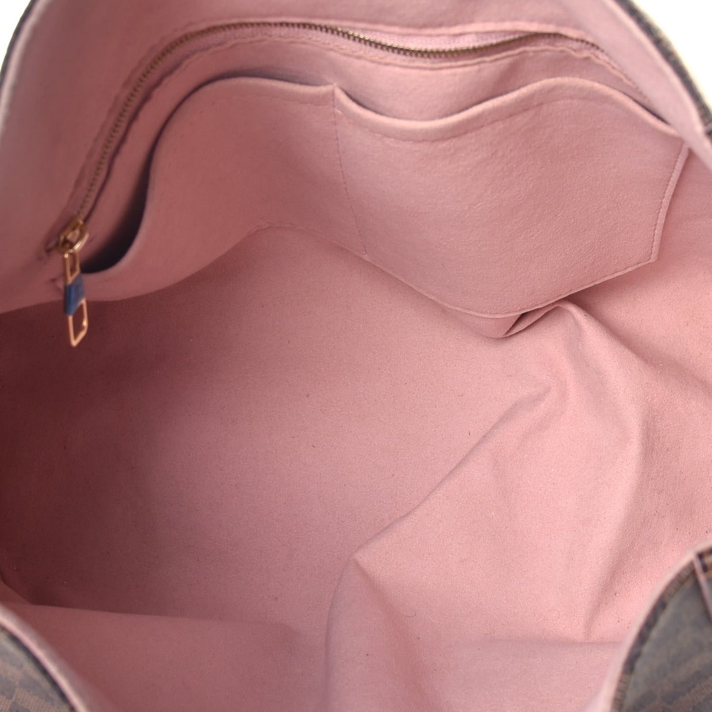 Damier Ebene Caissa Hobo Rose Ballerine
