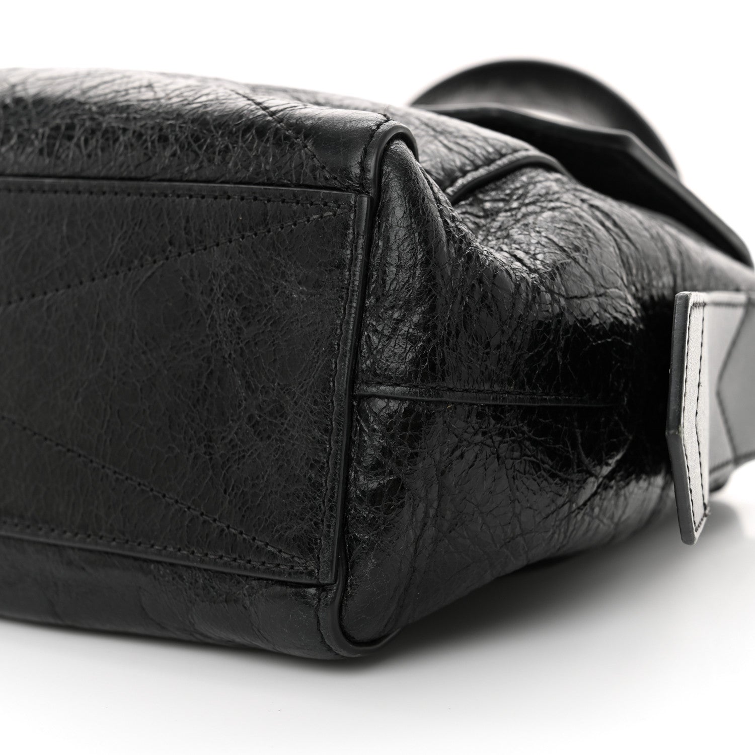 Givenchy Creased Patent Calfskin Small ID Flap Black 10 of 10
