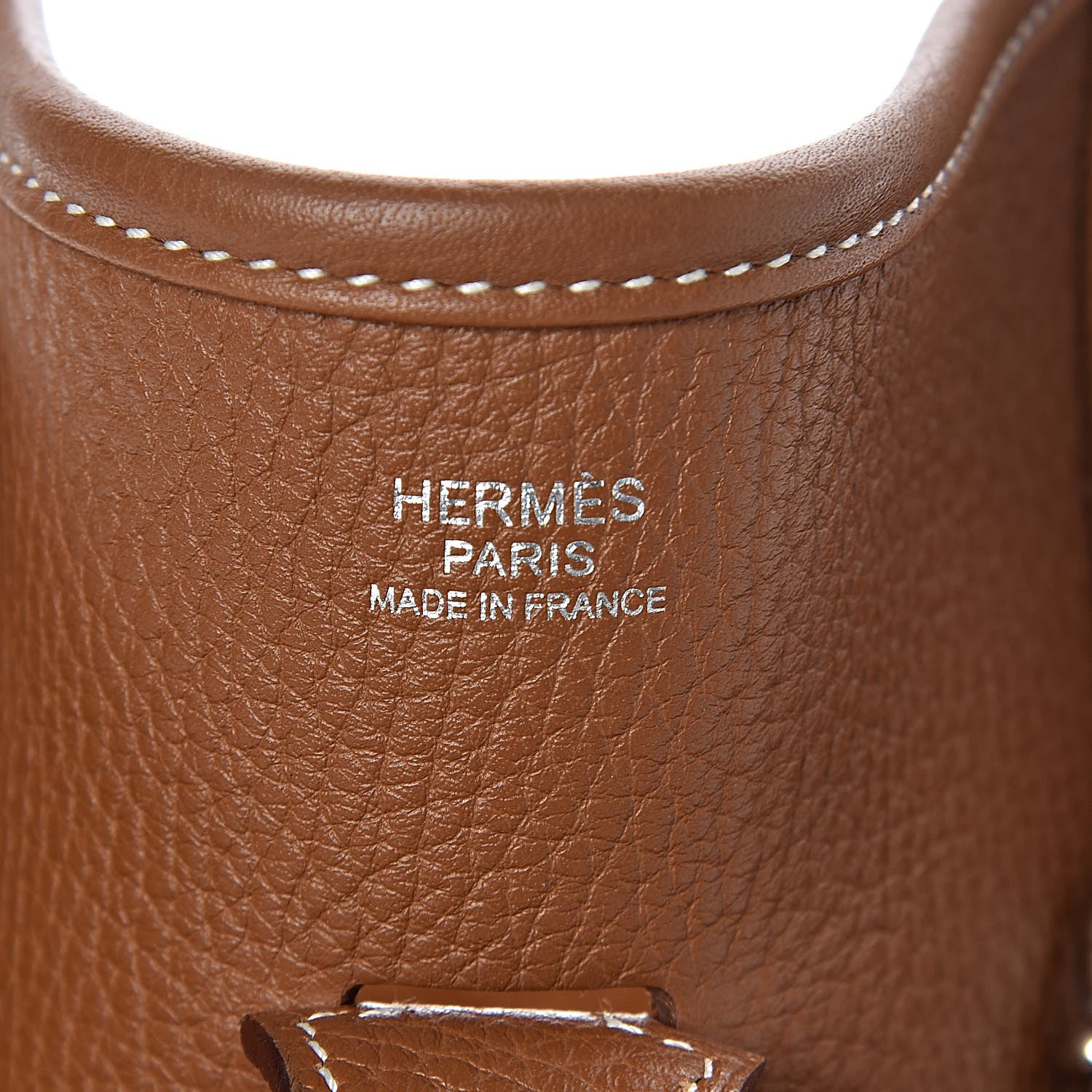Hermes Taurillon Clemence Evelyne III PM Gold 6 of 11