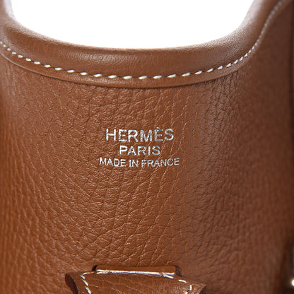 Hermes Taurillon Clemence Evelyne III PM Gold 6 of 11