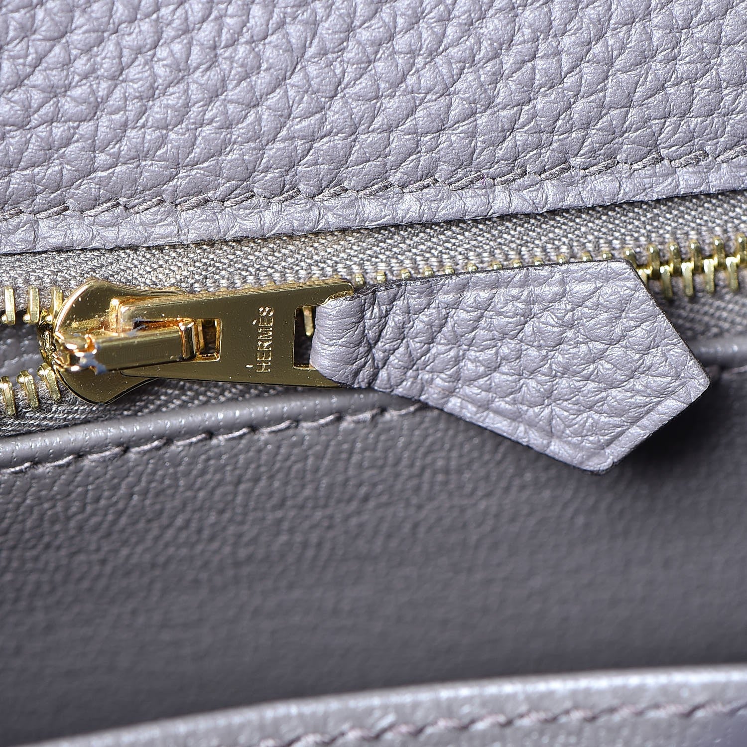 Hermes Togo Kelly Retourne 25 Etain 27 of 35