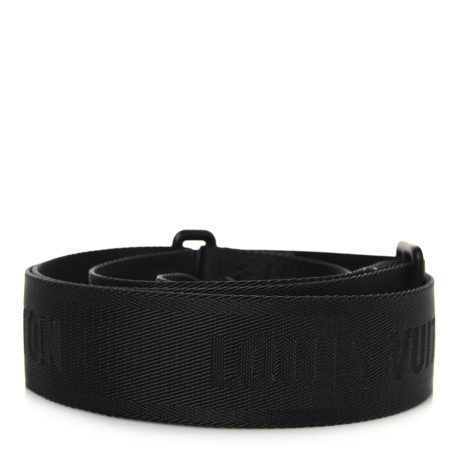 Louis Vuitton Nylon Calfskin Monogram Shadow Duo Messenger Shoulder Strap Black 4 of 5