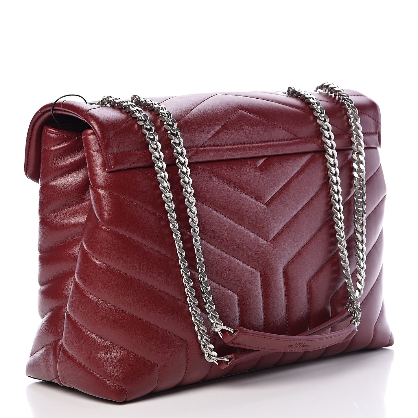 Calfskin Y Quilted Monogram Medium Loulou Chain Satchel Palissandre