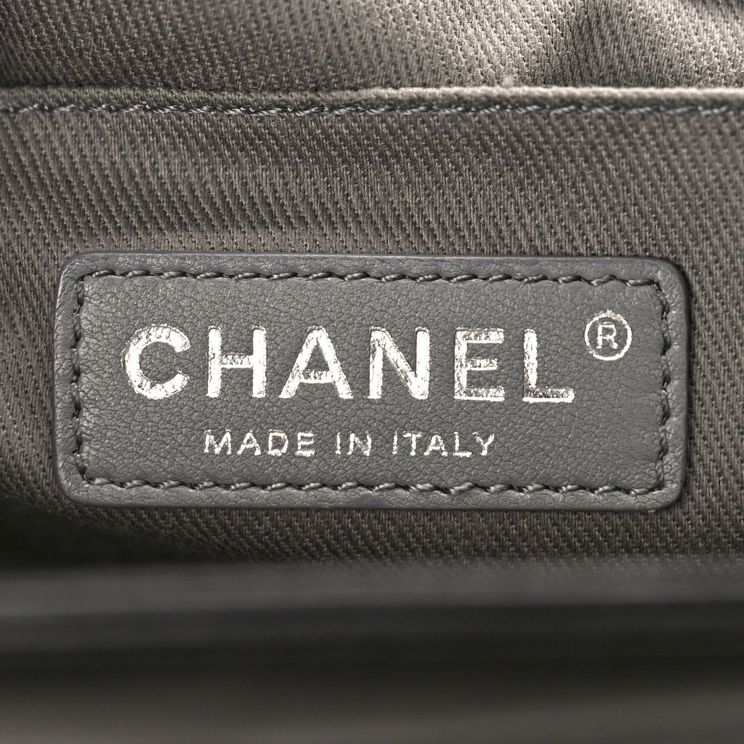 Lambskin Quilted Medium Boy Flap Black