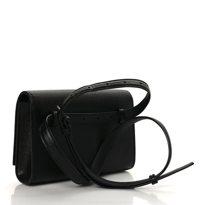 Saint Laurent Grain De Poudre Monogram Kate Belt Bag Black 3 of 8
