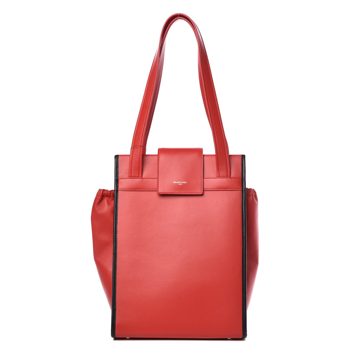 Balenciaga Agneau Classique Brillainte Tote Rouge Tango 1 of 9