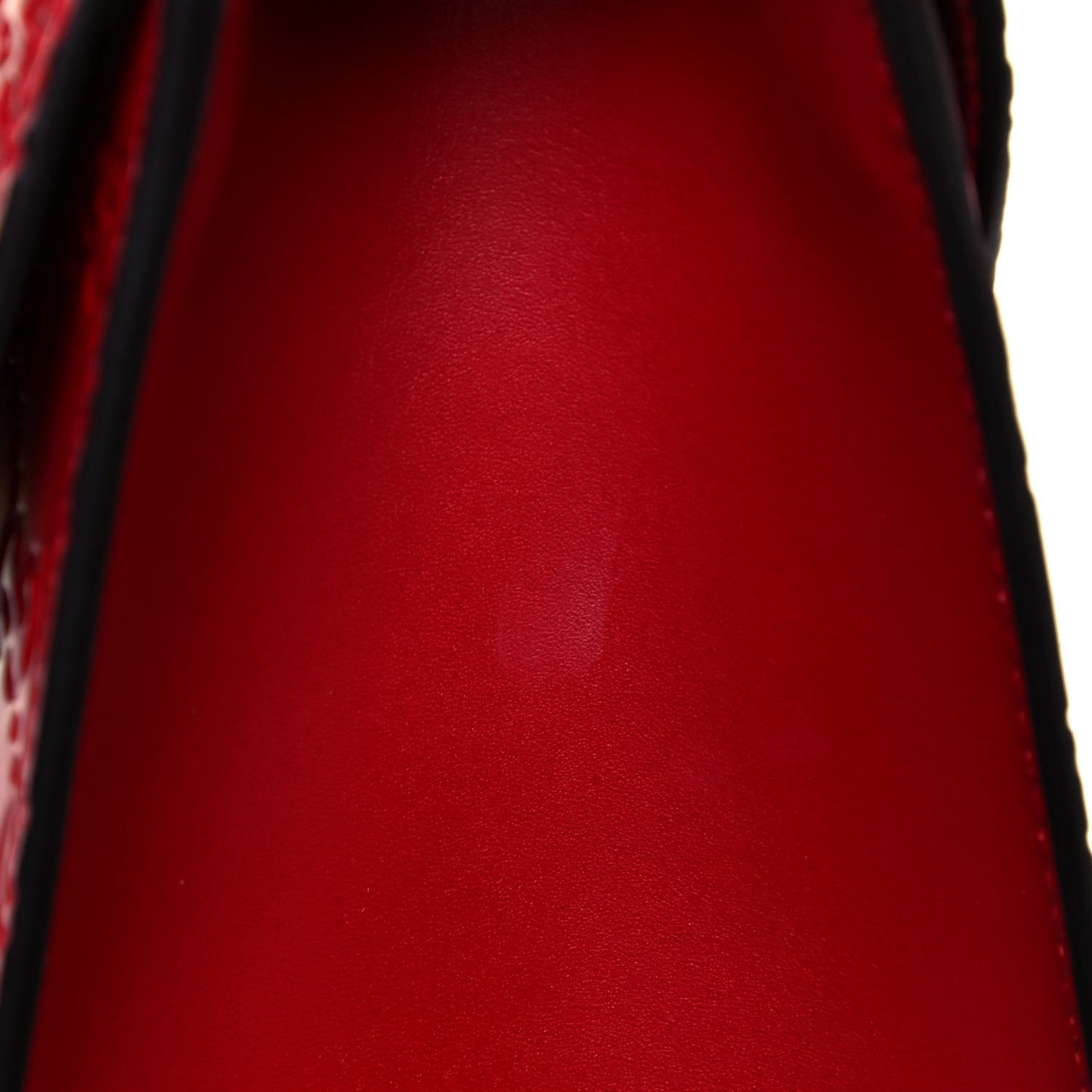 Guccissima Signature Small Padlock Top Handle Bag Hibiscus Red