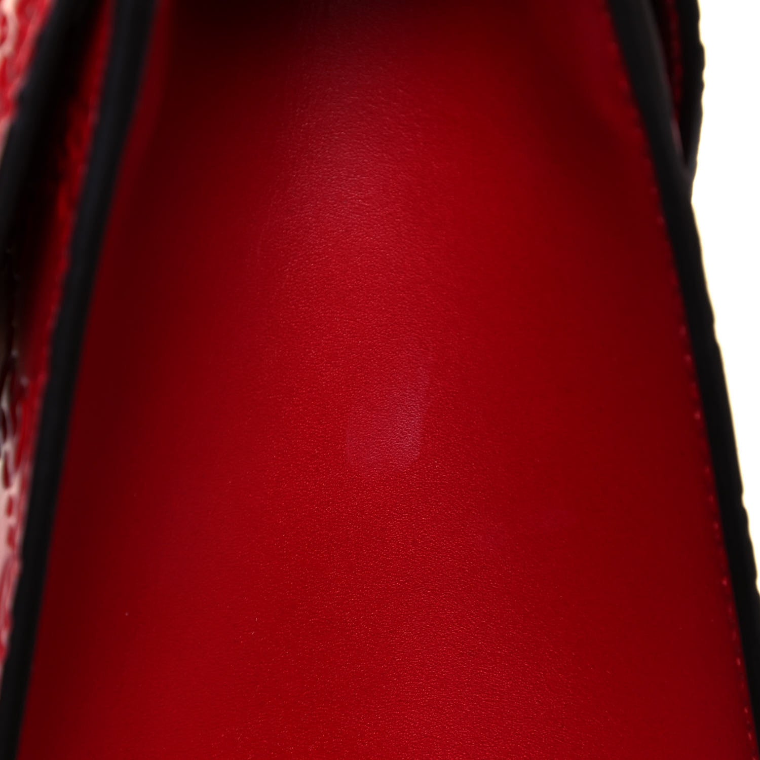 Gucci Guccissima Signature Small Padlock Top Handle Bag Hibiscus Red 11 of 11