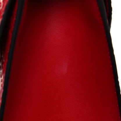 Gucci Guccissima Signature Small Padlock Top Handle Bag Hibiscus Red 11 of 11