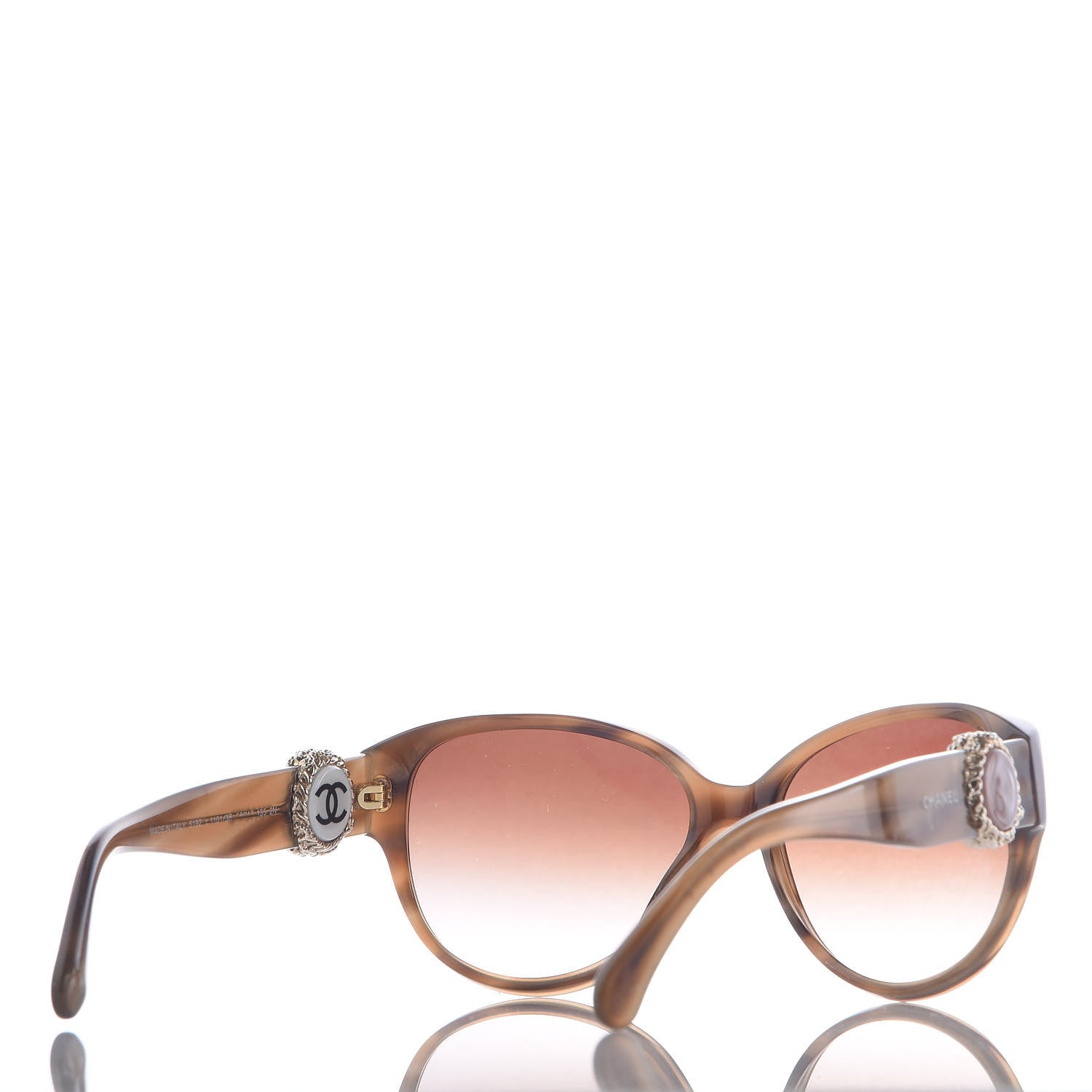 Chanel Bouton Sunglasses 5192 Tortoise Shell 4 of 7