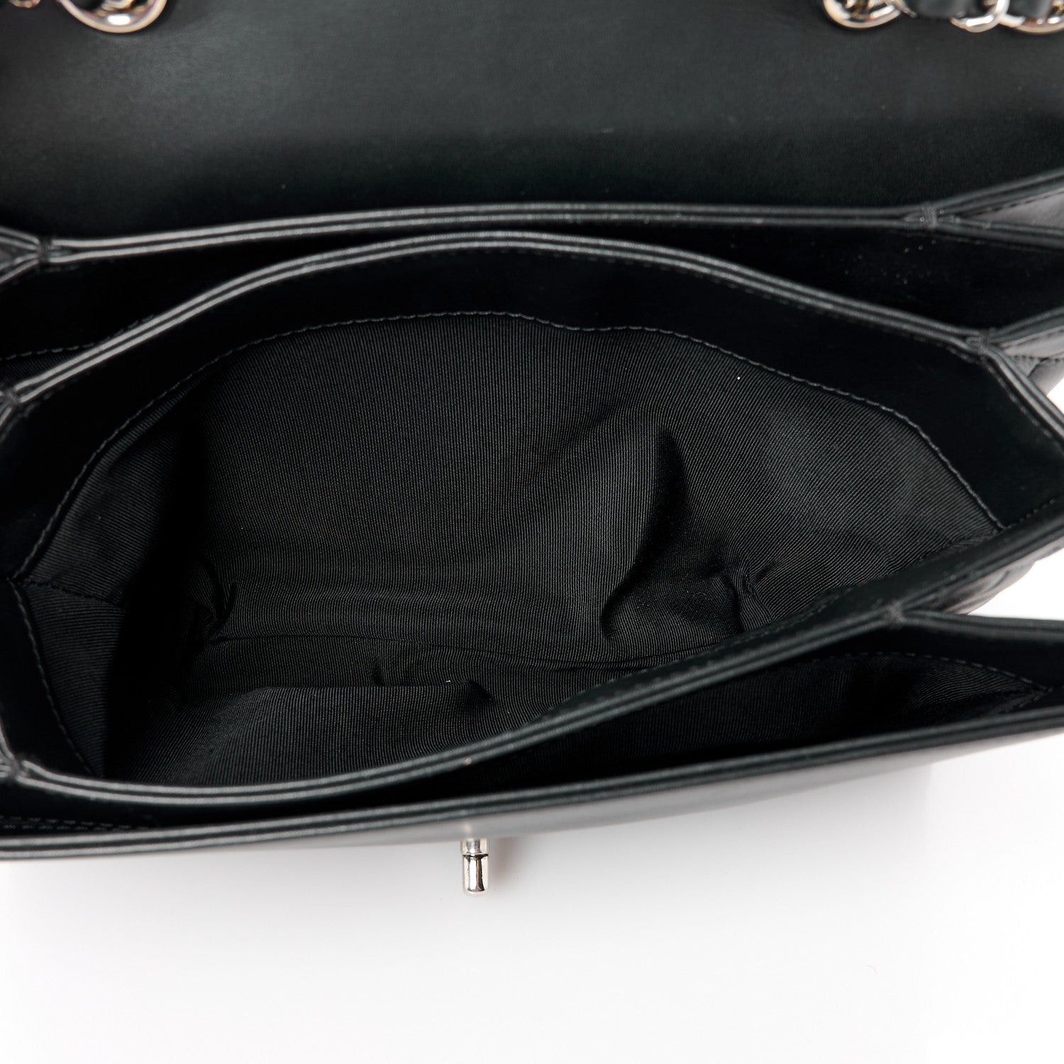 Chanel Calfskin Small Tramezzo Flap Black 5 of 10