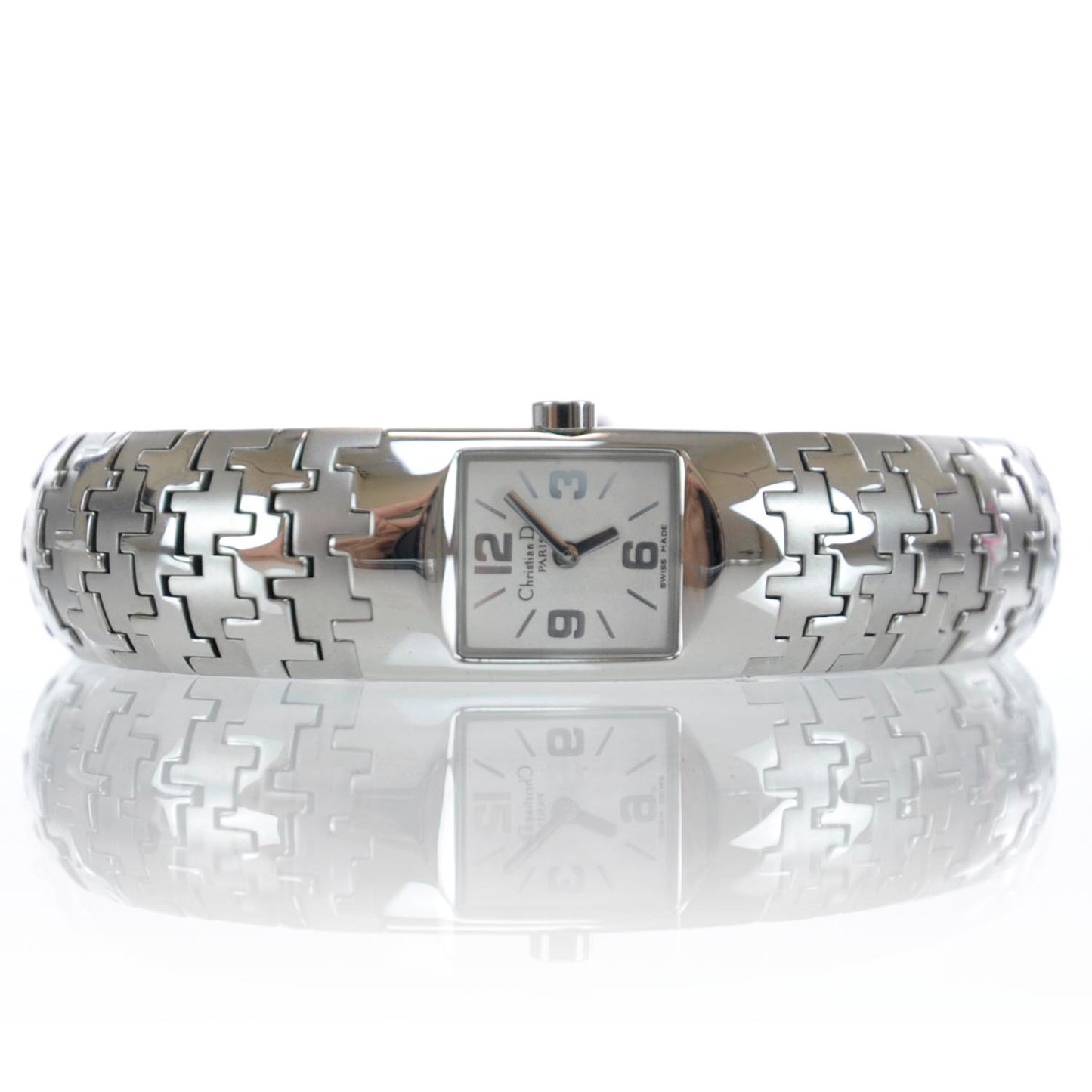 Stainless Steel 15mm Diorific Houndstooth Quartz Watch