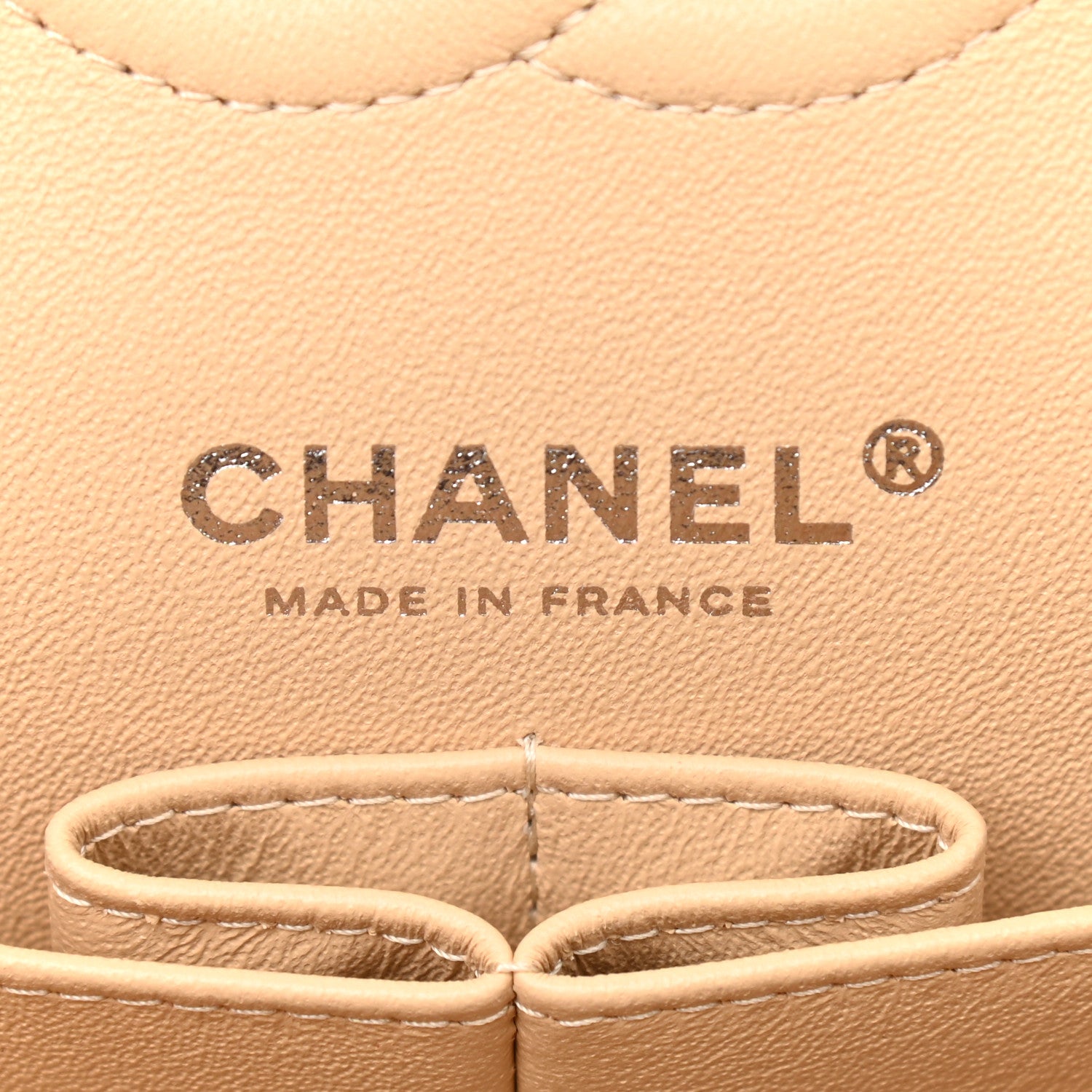 Chanel Caviar Quilted Small Double Flap Beige 7 of 11