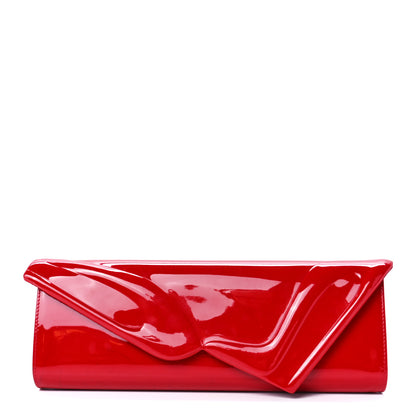Christian Louboutin Patent So Kate Baguette Clutch Fraise 1 of 11