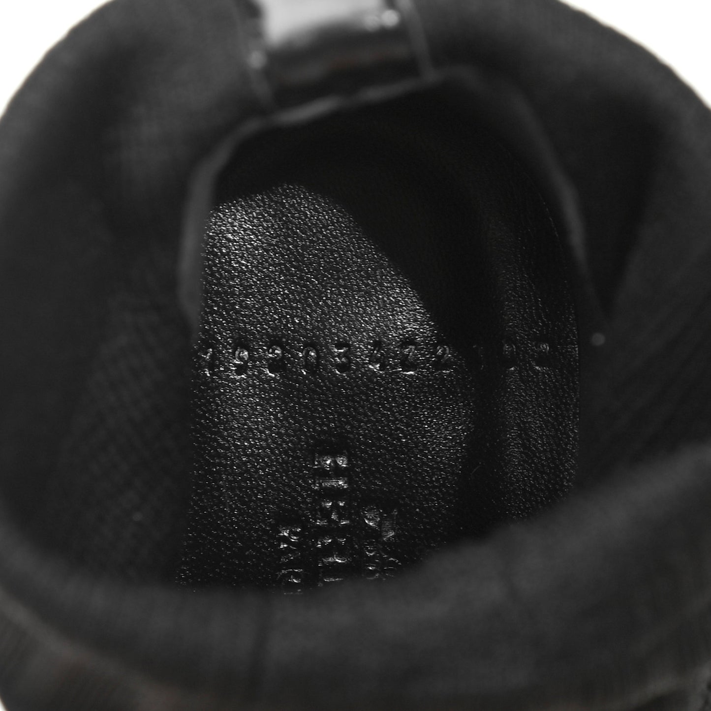 Knit Calfskin Volver Ankle Boots 37 Black