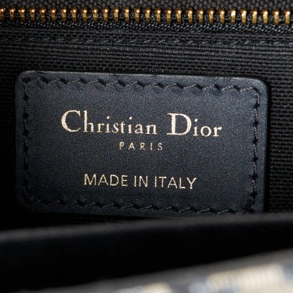 Christian Dior Oblique 30 Montaigne Flap Bag Blue 6 of 11