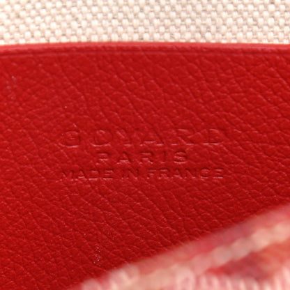 Goyard Goyardine Plumet Wallet Clutch Red 7 of 10