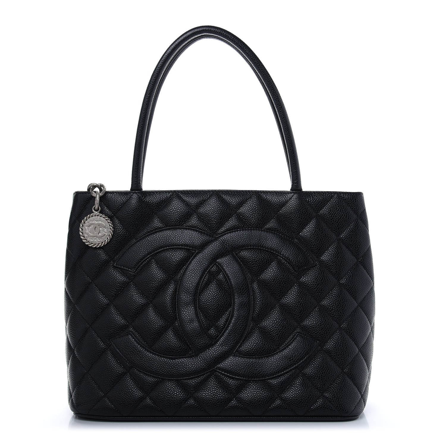 Chanel Caviar Quilted Medallion Tote Black 1 of 9