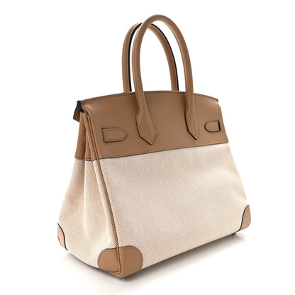 Hermes Toile Swift Birkin 30 Chai 3 of 10