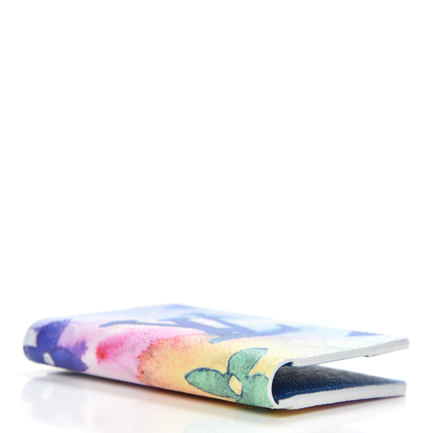 Monogram Watercolor Pocket Organizer NM Multicolor