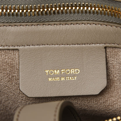 Tom Ford Smooth Calfskin Large Icon Bag Warm Taupe 6 of 7