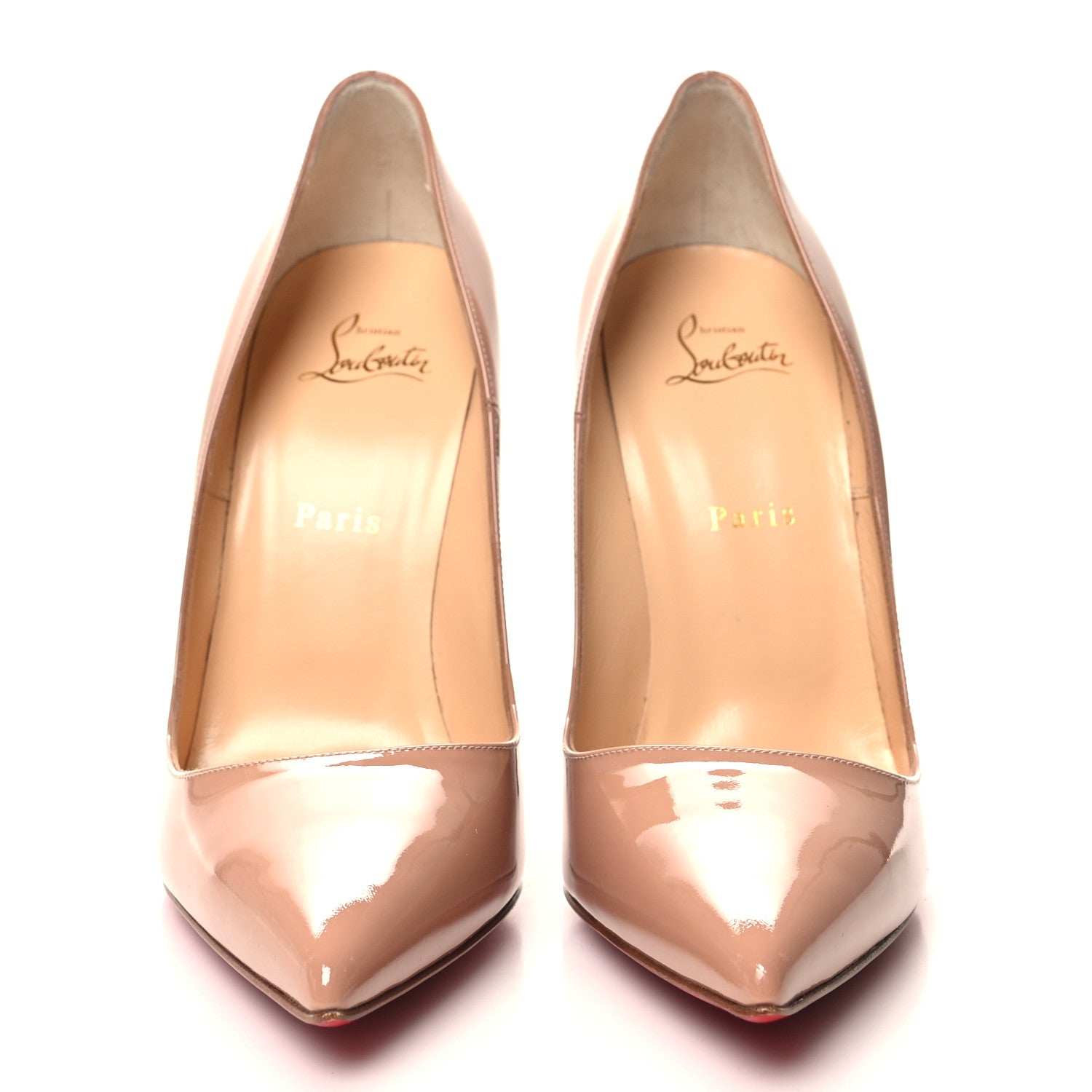 Christian Louboutin Patent So Kate 120 Pumps 40 Nude 2 of 8