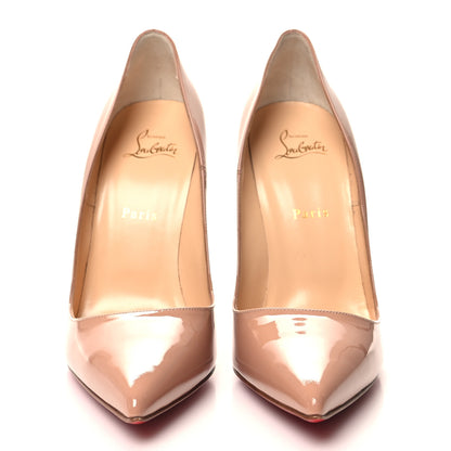 Christian Louboutin Patent So Kate 120 Pumps 40 Nude 2 of 8