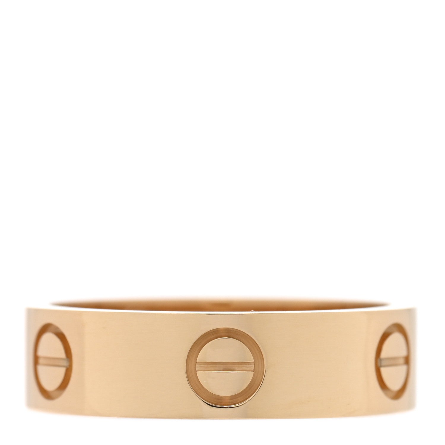 Cartier 18K Yellow Gold 5.5mm LOVE Ring 56 7.5 1 of 7