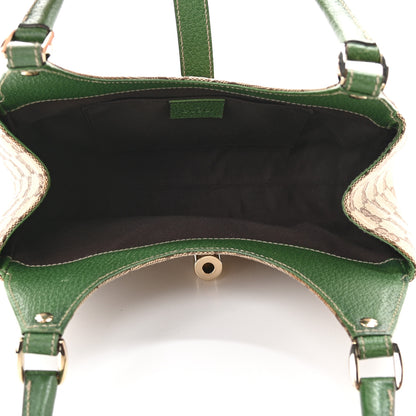 Gucci Monogram Jackie O Hobo Green 5 of 9