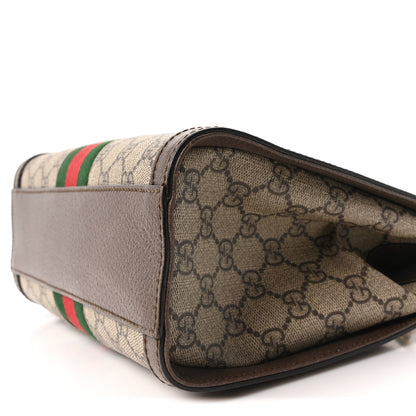Gucci GG Supreme Monogram Small Ophidia Tote Bag Brown 10 of 10