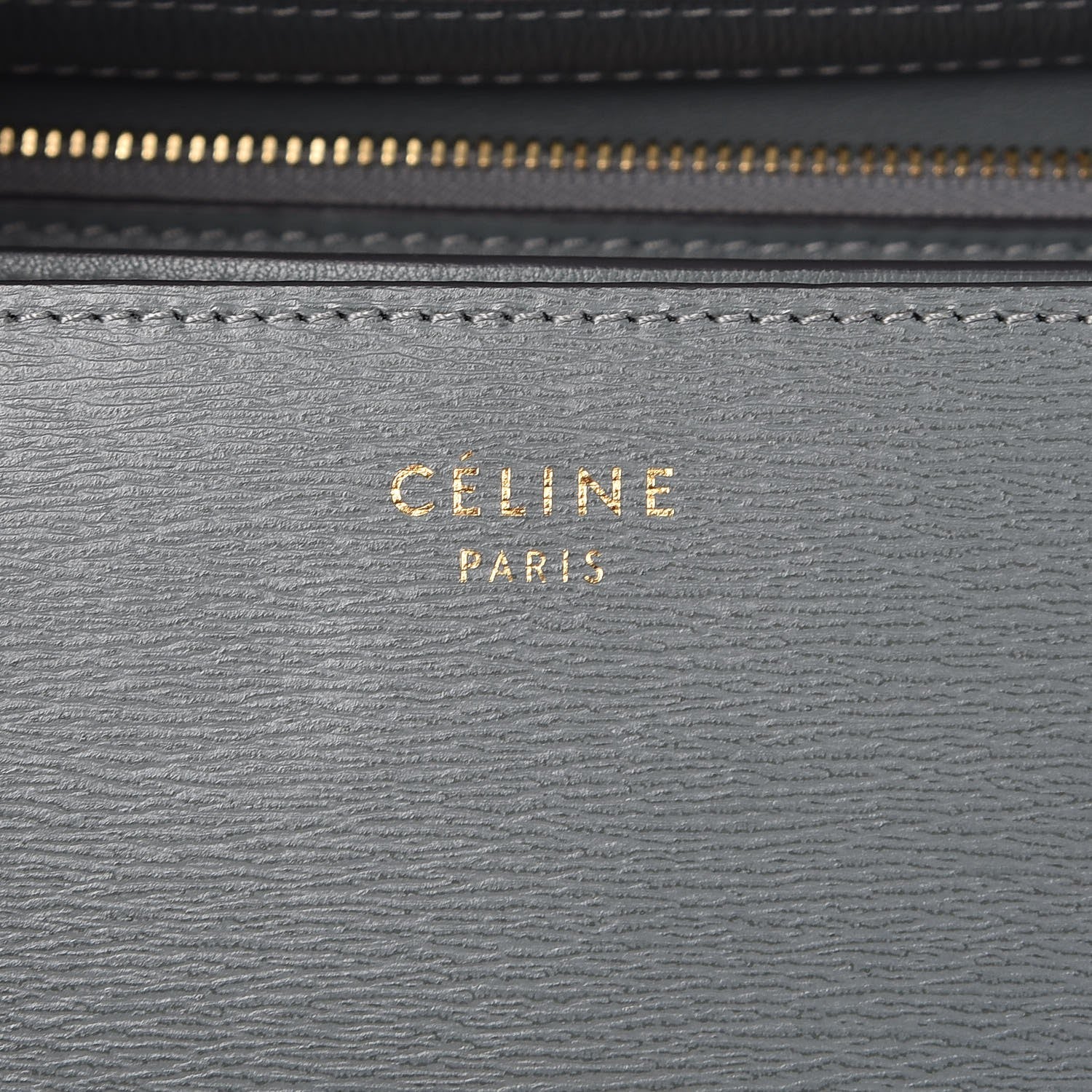 Celine Liege Calfskin Medium Classic Box Flap Bag Storm 7 of 7