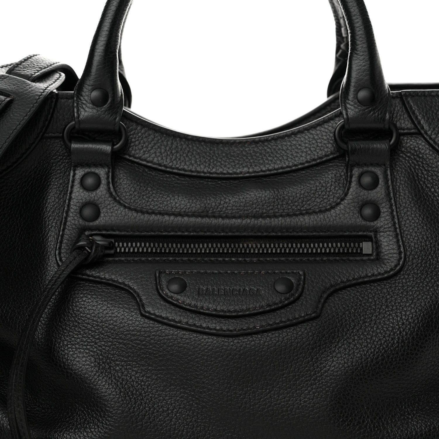 Balenciaga Grained Calfskin Black Hardware Neo Classic City Black 8 of 20