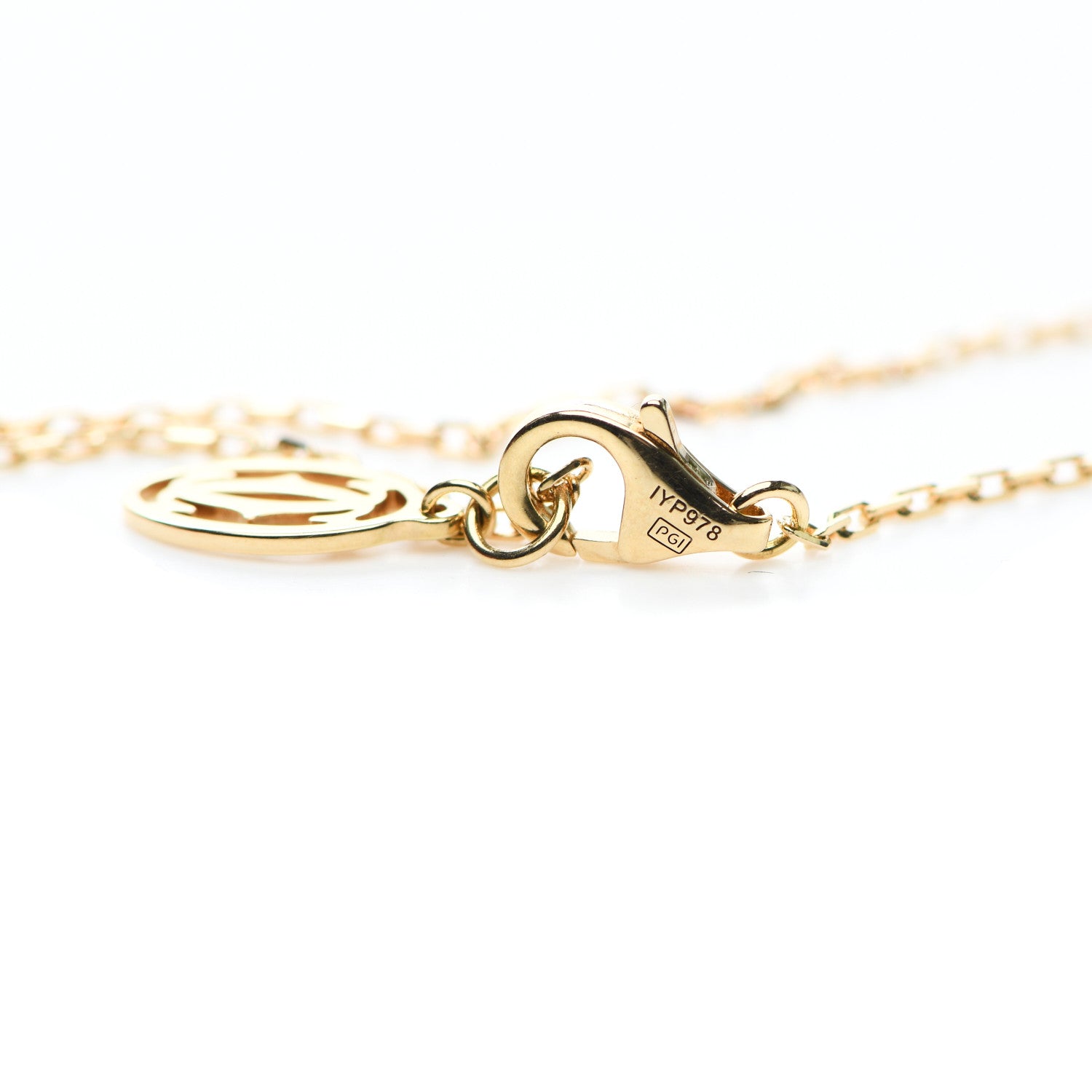 Cartier 18K Yellow Gold Diamond LM D'Amour Pendant Necklace 5 of 6