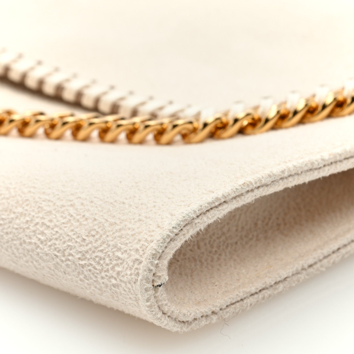 Stella McCartney Shaggy Deer Mini Falabella Crossbody Bag Ivory 8 of 8