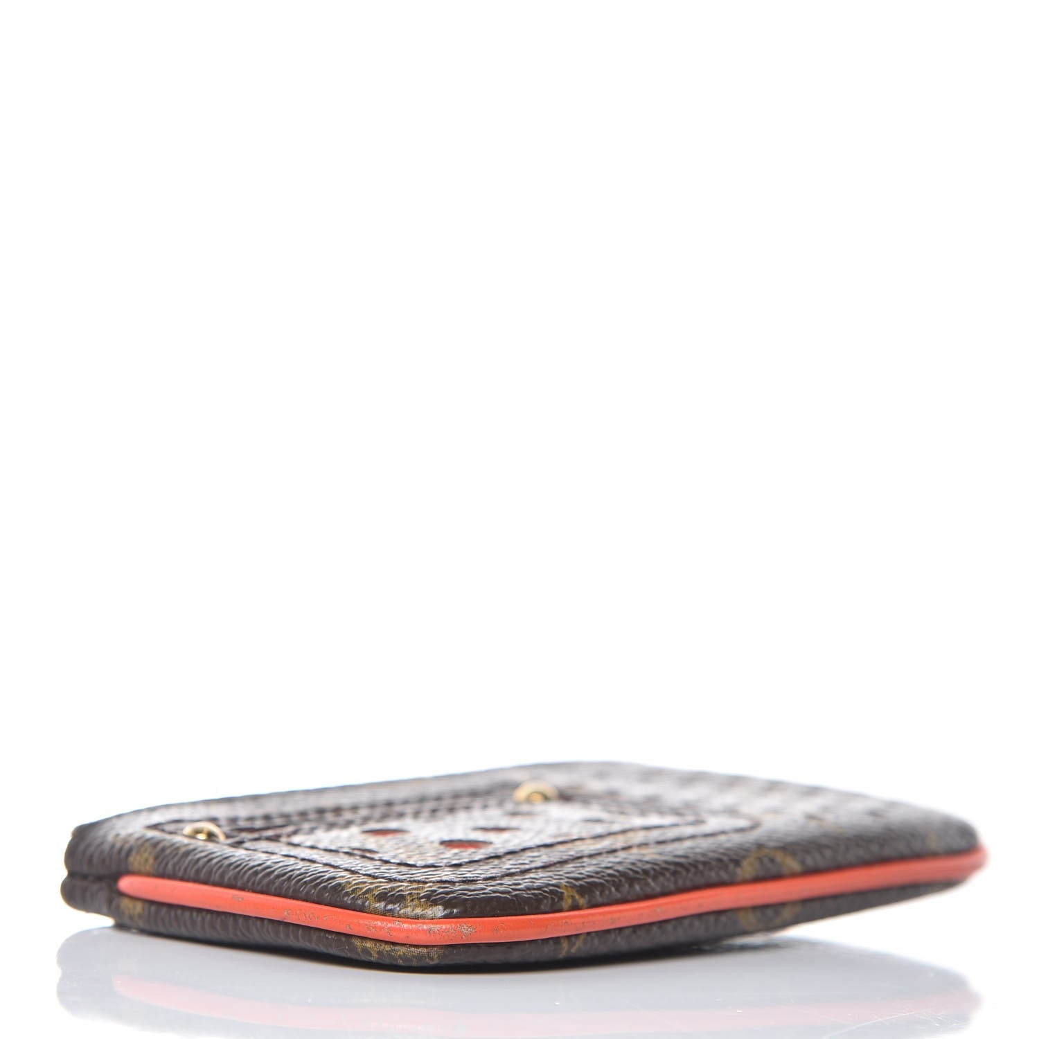 Louis Vuitton Monogram Perforated Key Pouch Orange 4 of 6