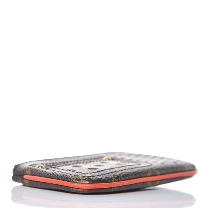 Louis Vuitton Monogram Perforated Key Pouch Orange 4 of 6