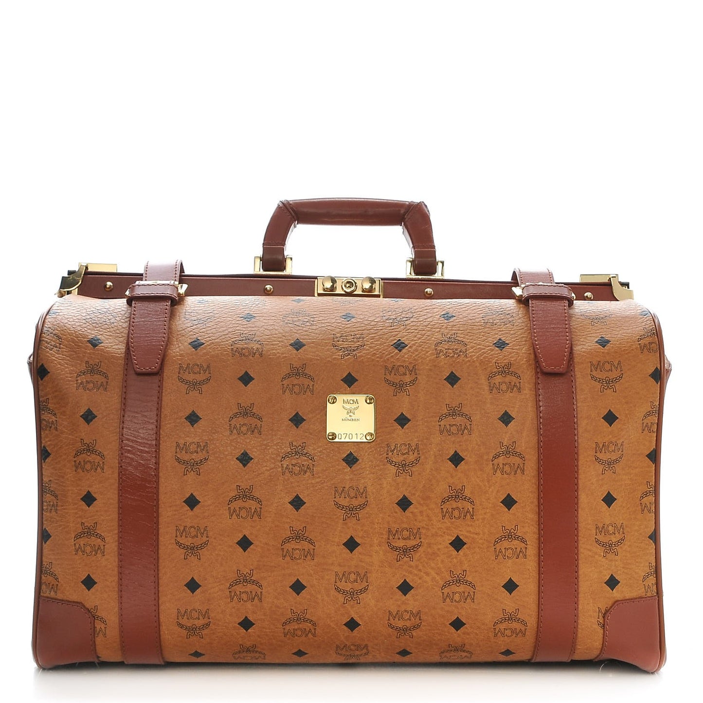 Visetos Top Handle Luggage Cognac