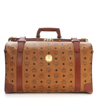 MCM Visetos Top Handle Luggage Cognac 1 of 24