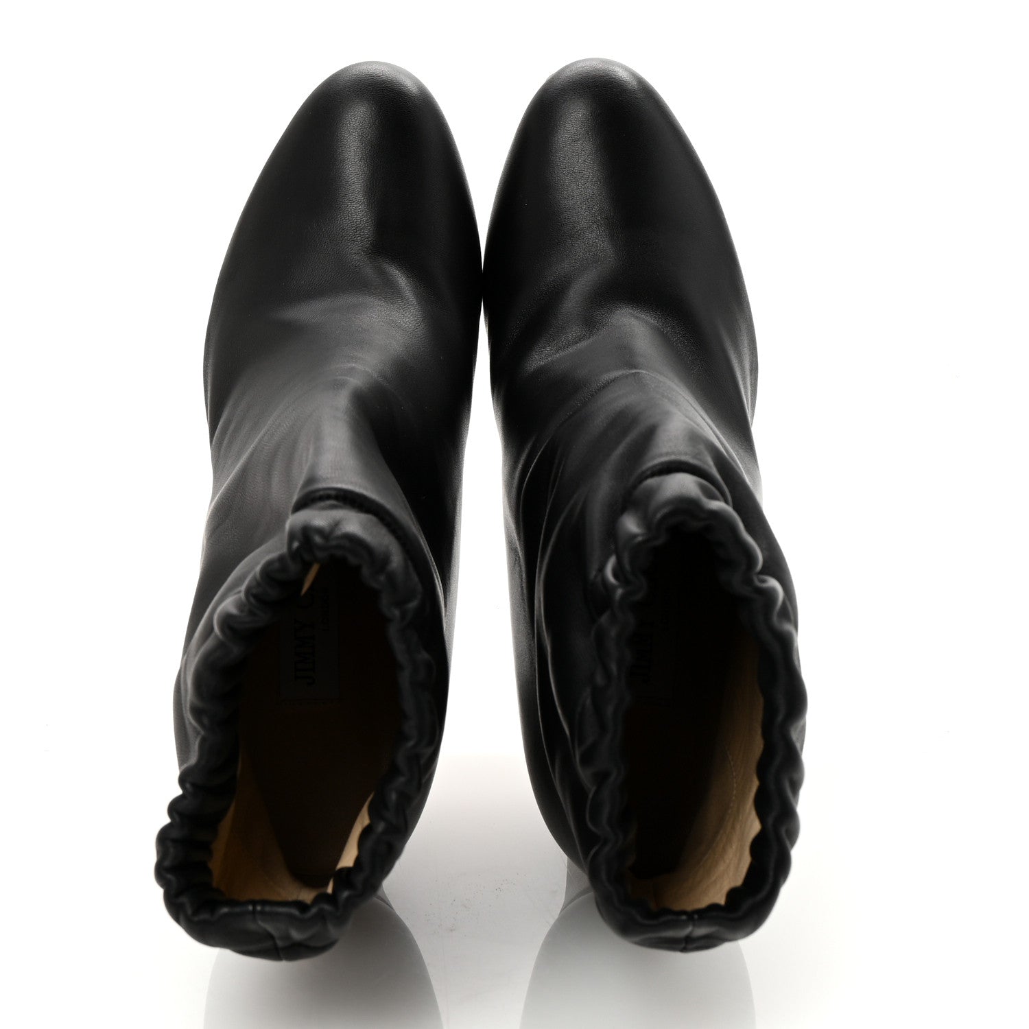 Jimmy Choo Calfskin Marva 85 Ankle Boots 40 Black 2 of 8