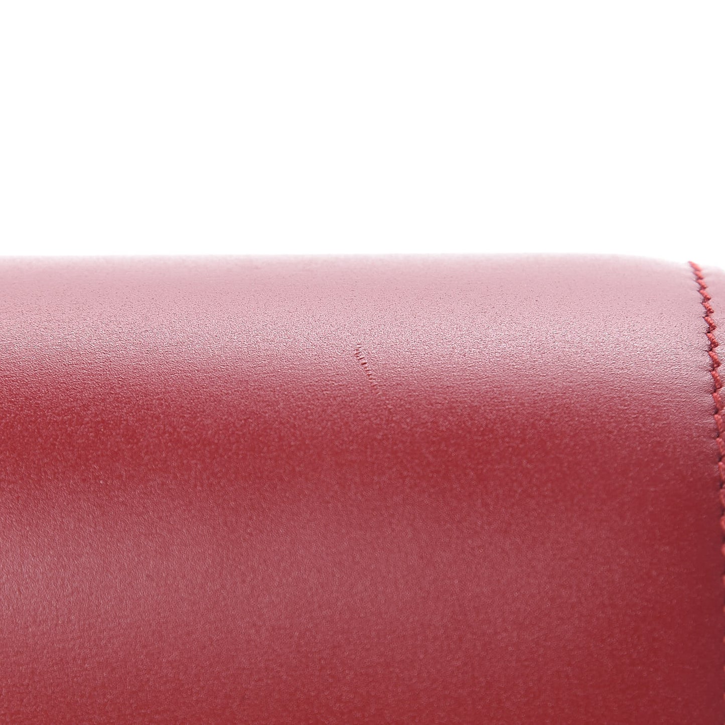 Smooth Calfskin Small Classic Box Flap Bag Red