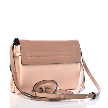Valentino Garavani Smooth Calfskin Small VRing Crossbody Bag Rose Cannelle Light Ivory Cerise 3 of 9