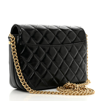 Chanel Lambskin Quilted Mini Maxi CC Flap Black 3 of 10