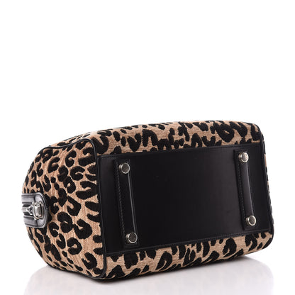 Louis Vuitton Jacquard Velvet Leopard Print Stephen Sprouse Speedy 5 of 12